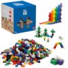 PLUS PLUS 1200 Piece Basic Mix - Mini Waffle Blocks, Classroom Must Haves