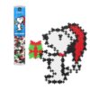 PLUS PLUS Puzzle By Number, Santa Snoopy - Peanuts Merchandise 275 pc
