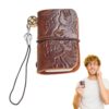 Pocket Notebook Exquisite Patterns Leather Cover Sturdying Small Mini