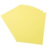 Pocoxll Light Yellow Colored Copy Paper, 100 Sheets Printer Paper