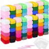Poen 108 Pcs Air Dry Clay Kit with Sculpting Tool, 36 Colors DIY Modeling Magic Clay for Kids, Non-Sticky Soft and Light, Arts and Crafts Gift for Boys Girls Adults