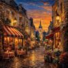 POETRYDRAW Paint by Numbers Kit Floral Landscape DIY Acrylic Painting