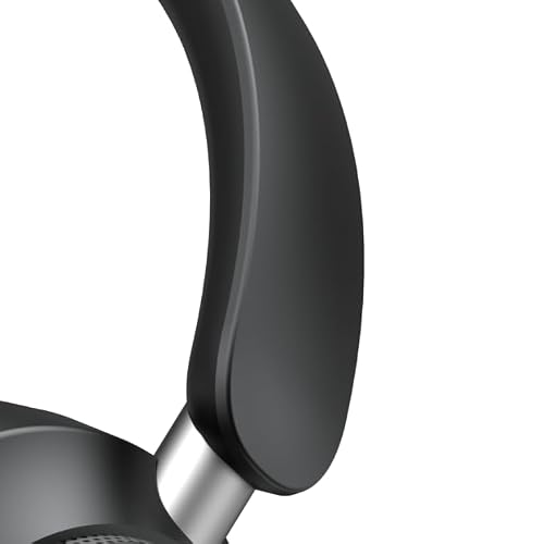 Pointcinco Noise Cancelling Headphones, Over Ear Bluetooth 6.0 Wireless Headphones, 80H Playtime, Deep Bass, HiFi Stereo Sound, Lightweight Foldable for Travel, Home and Office-Charcoal Black