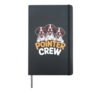 Pointer Crew Cartoon Pet Dog Breed GSP German Shorthaired Hardcover Journal, Black