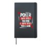 Poker Cards Vintage Poker Sometimes You Win And Sometimes Hardcover Journal, Black