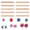 Polymer Clay Flower Petal Cutter, 10pcs 3D Flower Tool for Jewelry Making