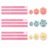 Polymer Clay Flower Petal Line Cutter, Polymer Clay Cutters for 3D Flower Making, Clay Tools for Petal Shapes, Earrings, Jewelry Making, Handmade Crafts and DIY Projects