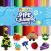 POMBUDS 450PCS Pipe Cleaner Set, 30 Bright Colors, 15 PCS of Each Color, Chenille Stem, 30 Assorted Colors Fuzzy Sticks, DIY Art Supplies for Kids, Classroom Projects & Decorations