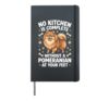 Pomeranian Lover Cute Pom Dog Owner Breeder Humor Quote Hardcover Journal, Black