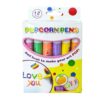 Popcornpens, 12pcs 3D Pens, DIY Colour popcorns Pen, Creative Bubble Paint