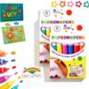 Popcorn Pens, 3D Relief Art Pen, Puffy Popcorn Pens Art，2Box