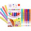 Popcorn Pens Puffy Paint Markers, 6 Color Bubble Drawing Pens，6pcs -1 box