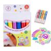 Popcorns Pens For Kids | 6/12 Colors Heat Activated Puffys Paint Pens