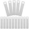 POPETPOP Blank Stamping Tags for 20pcs DIY Jewelry Stainless Steel