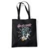 popfunk Marvel Ghost Spider Neon Web Grocery Travel Reusable Tote Bag, Black, 38X42Cm