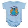 Popfunk Sesame Street Halloween No Tricks Baby Snap Suit Light Blue XL