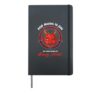 Pop Music Is Sin My Child Listen To Heavy Metal Metalhead Hardcover Journal, Black