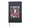 PopPop Of The Wild One 1St Birthday CowGirl Disco Hardcover Journal, Black