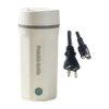 Portable Electric Kettle 110V, 304 Steel, Quick Boil,white