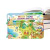 Portable Funny Educational Learning Toy Sticker Book for Kids Reusable