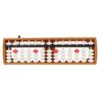 Portable Japanese 13 Digits Column Abacus Soroban Caculating School F Kit