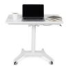 Portable Laptop Desk Height Adjustable Mobile Rolling Desk 80cm