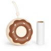 Portable Lint Roller with Cover, 30 Sheets, Milk Coffee