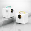 Portable Mini Projector Q5 - HD 480p LED Home Theater Video Projector with Built-in Speaker, Carrying Handle, HDMI, USB, 3.5mm Audio, Wired Screen Mirroring for Smartphone, TV Stick, Movies & Gaming