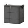 Portable Moving Storage Bags, Waterproof Zipper Non-woven Fabric Clothes