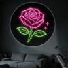 Portable Projector Lamp USB Powered Rose Pattern Projection with Star Details for Home Office Visual Appeal