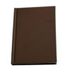 Portable PU Leather Journal Hardcover Notebook 128 Pages Unlined Paper Daily Schedule Journal Travel Journal