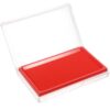 Portable Red Ink Pad for Students and Teachers, Abs Square