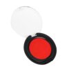 Portable Round Ink Pad for Stamps, Mini Red PVC Reusable Tool
