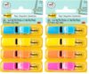 Post-it 6834ABX Highlighting Page Flags, 4 Bright Colors, 4 Dispensers, 1/2-Inch x 1 3/4-Inch, 35/Color (Pack of 2)