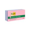 Post-it Greener Pop-up Notes, 3 x 3 in, Sweet Sprinkles Collection, 12 Pads