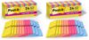 Post-it Super Sticky Notes, 3-inch x 3-inch, Summer Joy Collection, 70 Sheet/Pad, 24 Pads/Pack (654-24SSJOY-CP) (Pack of 2)