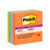 Post-it Super Sticky Notes, 5 Sticky Note Pads, 3 x 3 in., School Supplies for Students, Ideal for Textbooks, Notebooks, Walls and Vertical Surfaces, Energy Boost Collection