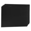 Poster Board Sheet Black Corrugated Plastic 10pcs for School Projects