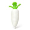 Potato Squishy Handmade, Crunchy Potato Squishy Stress Ball with Bead Filling, Realistic Food Sensory Toy, Shapeable Squeeze Toy for Stress Relief, Soft TPR Fidget Toy for Adults (Radish, M)
