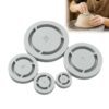 Pottery Foot Ring Tool Set, Ceramic Clay Base Aligner & Trimming Template for Bowls, Cups, and DIY Wheel Projects, 5 Sizes (XS to XL,Grey)