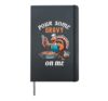 Pour Some Gravy On Me Thanksgiving Shirt Men Women Kids Hardcover Journal, Black