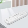 Power Strips Surge Protection 5.9 Ft Extension Cord with Multiple Outlets