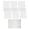 Pp Binder Dividers for 6 Rings, 7 Sheets, A7 Size