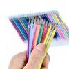 Ppsfege Watercolor Pen Set 24 Colors 5ml Refillable Markers for School Art Projects Gel Ink Stationery Supplies with Replaceable Brush Tips 24PCS (Multicolor, One Size)