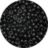 Praisebank Pony Beads, 1000pcs Black, Beads for Jewelry Making, Beads for Crafts, Beads for Hair Braids.