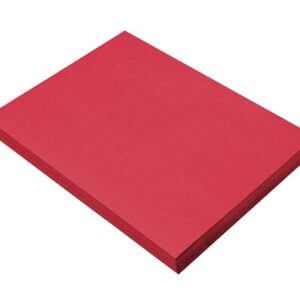 Prang (Formerly SunWorks) Construction Paper, Holiday Red, 9" x 12", 100 Sheets