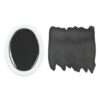 Prang Oval Pan Watercolor Refills, Black, 12 Pans/Box, 24 Boxes