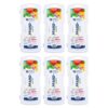 Prang Semi-Moist Watercolors 16-Color Half Pan Paint Set, Pack of 6