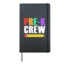Pre-K Crew Pencil Teachers Students Kids Hardcover Journal, Black
