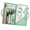 Precision Geometry Drawing Tool Compass Set Geometry Tools with Storage Box